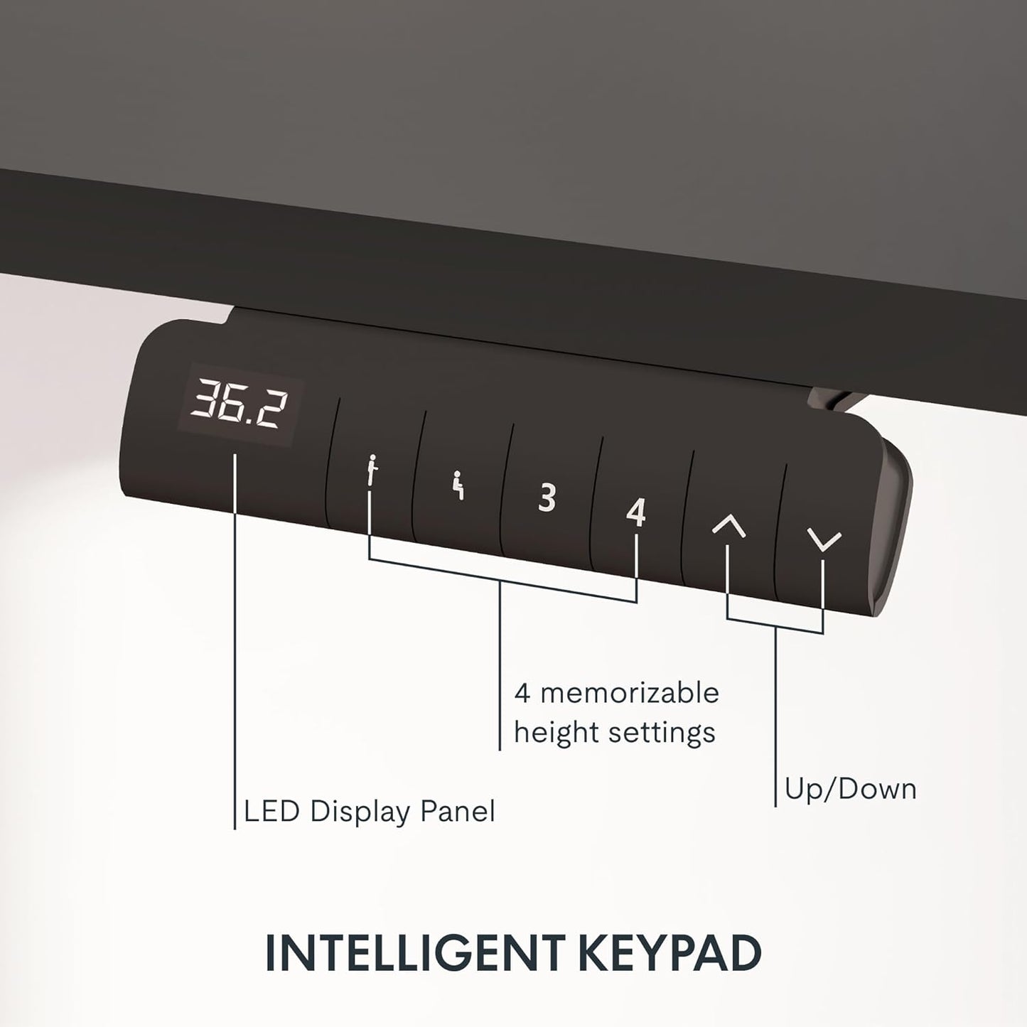 FLEXISPOT E6 Essential 3 Stages Dual Motor Electric Standing Desk 55x28 Inch Whole-Piece Board Height Adjustable Electric Sit Stand Desk(White Frame + Black Desktop, 2 Packages)
