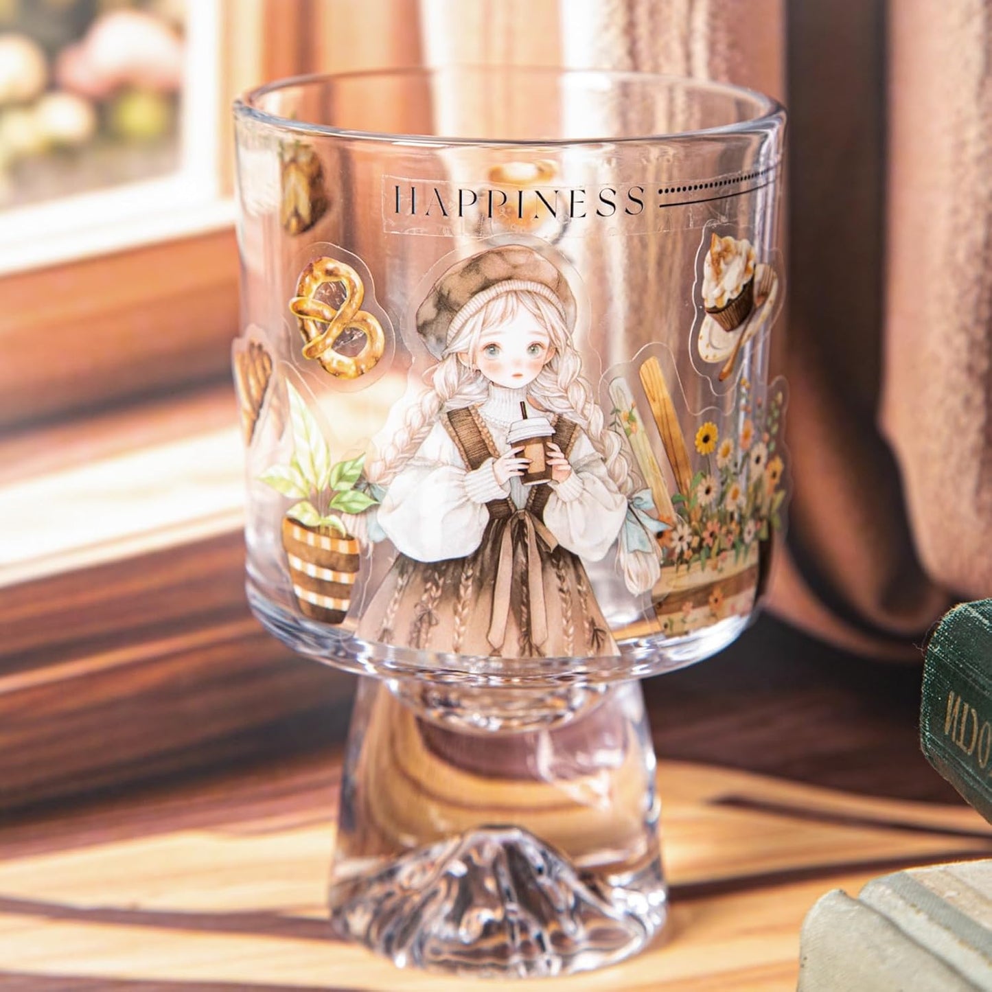 Daily Life PET Sticker Set, 120Pcs Cottagecore Stickers for Scrapbooking, Journaling, DIY Crafts and Planner Supplies