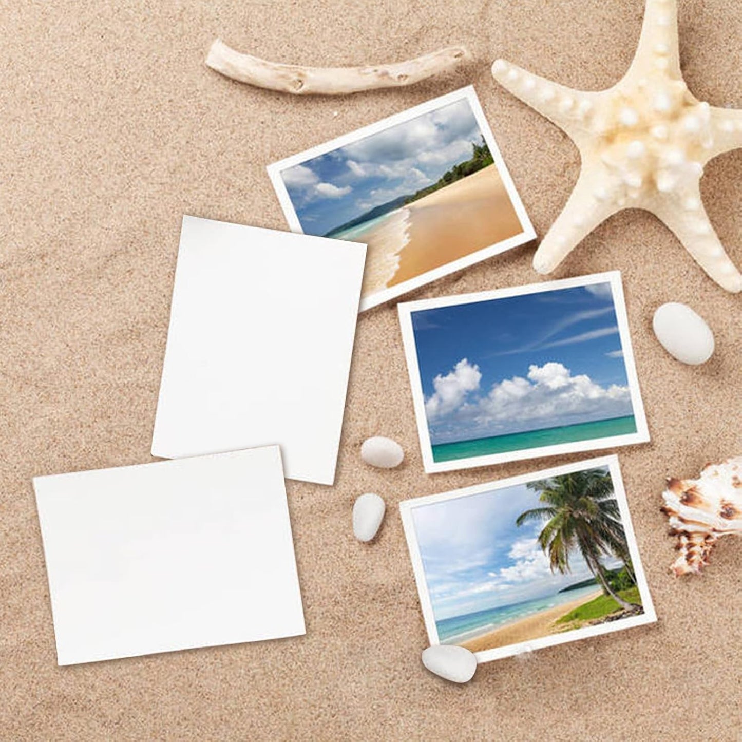 100 Pack White Blank Index Cards 4x6 Thick Paper, Goefun 80lb Heavyweight CardStock Unlined Notecards for Post Cards, Photo Paper, Recipe Cards