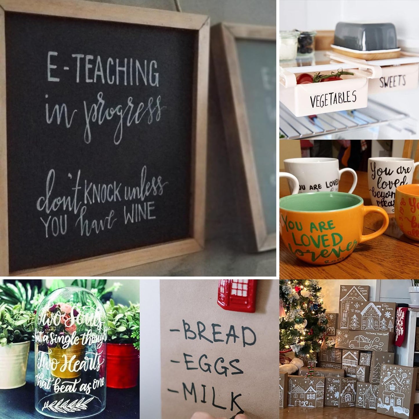 Overseas 48 Silver Paint Pens, Oil Based Permanent Markers Set - Quick Drying, Waterproof, Fade-Resistant, Medium Tip Paint Markers Bulk for Wood, Metal, Rock, Ceramic, Plastic, Canvas, Glass, Rubber