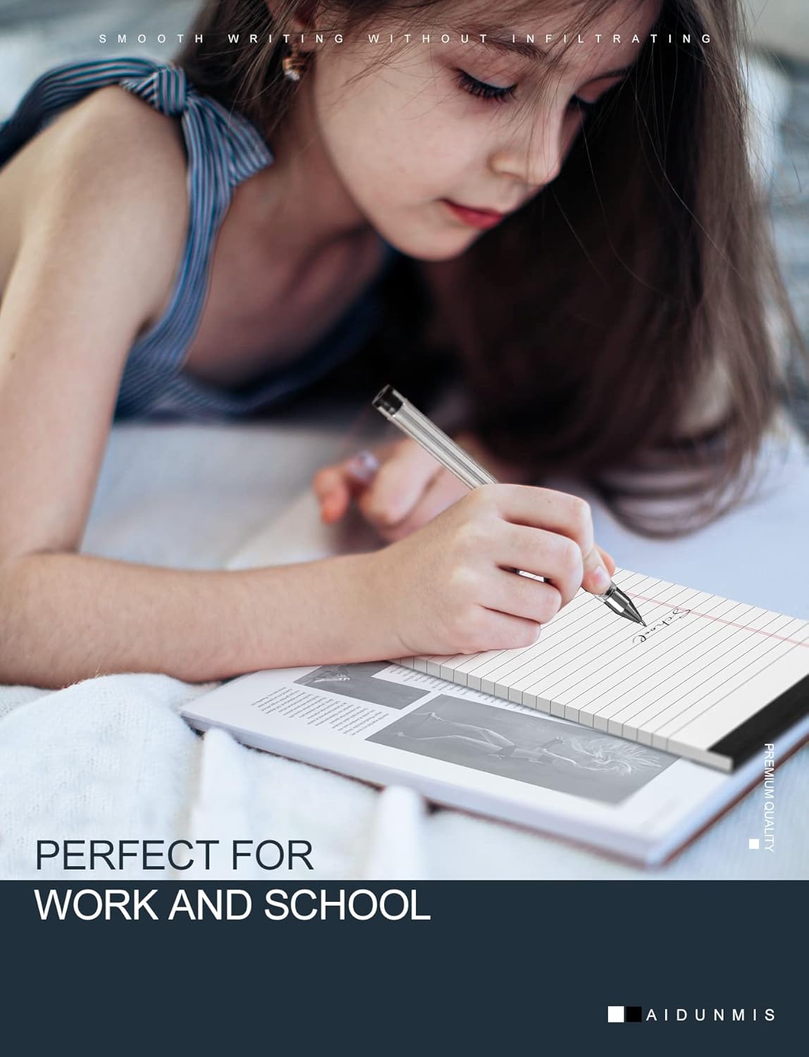 12 Pack Note Pads 5x8 Small Legal Pads White Notepads 5x8 Inch 80 GSM Paper Pads With 30 Sheets Per Notepad Small Writing Pads Notebook for Work White Lined Note Pads Small Legal Notepads for School