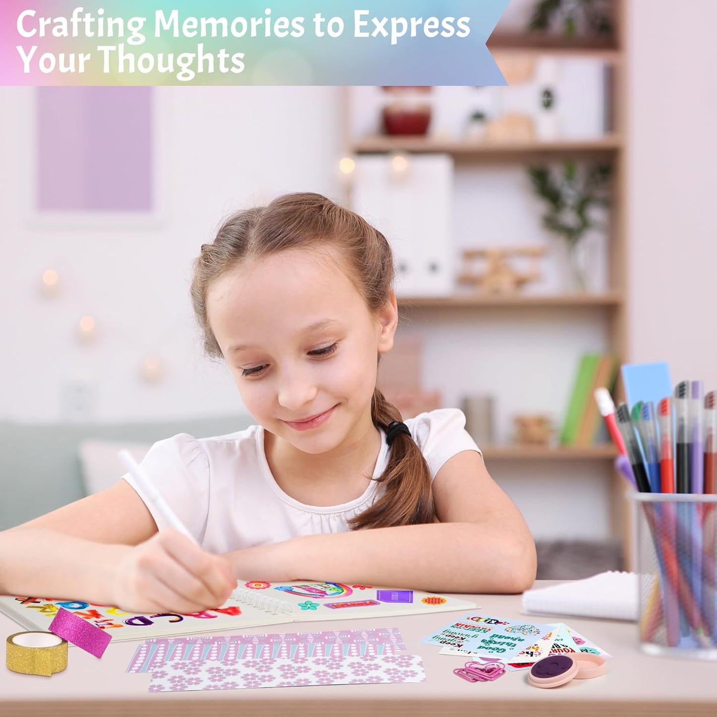 DIY Journal Kit for Girls,Toys for Ages 8-14 and Birthday Gifts for Girls