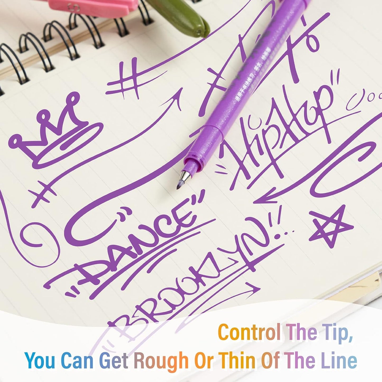 Felt Tip Pens (5colors)