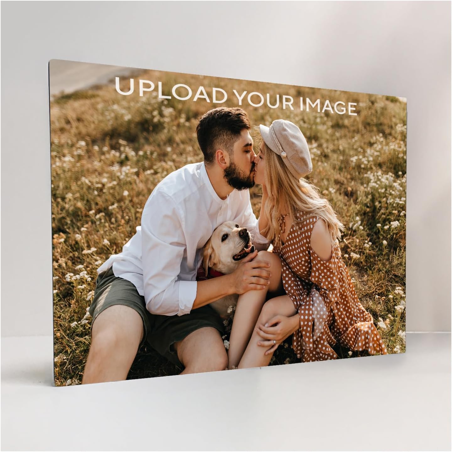 Custom Outdoor Metal Sign, Personalized Aluminum Safety and Business Signs, Waterproof (Picture, 30x24 In) - White