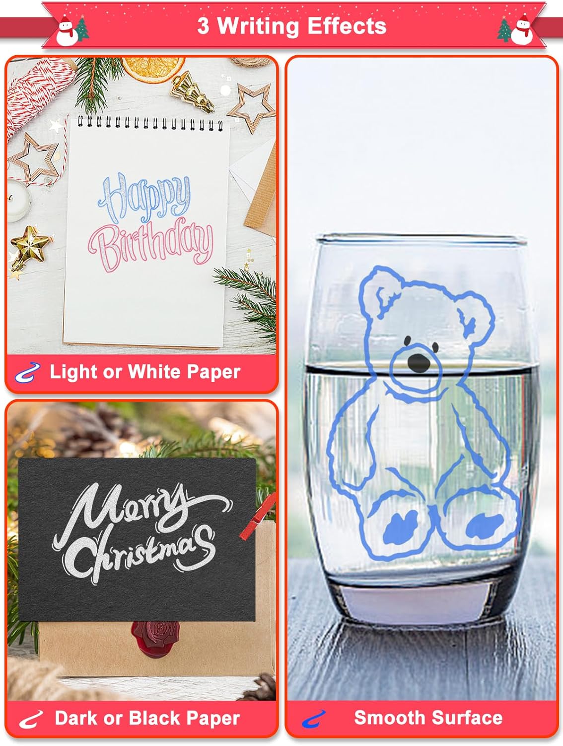 Outline Shimmer Markers, 18 Glitter Metallic Gel Pens for Coloring, Tween Teen Girl Gifts Trendy Stuff, Halloween Basket, Birthday Party, Cool Fun Art Crafts Supplies for Kids Girls Ages 8 10 12 14 16