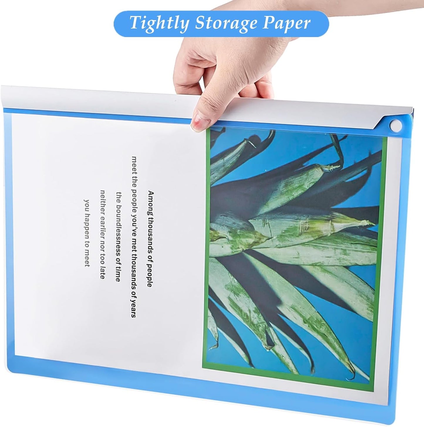 10PCS Clear Report Covers with Swing Clip, Professional Clear Front Presentation Folders Resume Folder, 30 Sheets Capacity A4 Size File Document Organizer, No Punch Needed