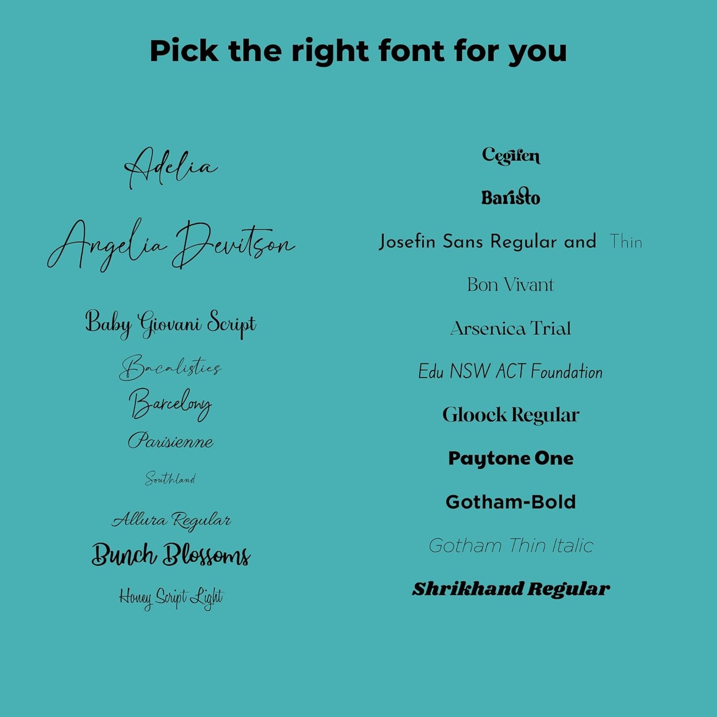 EGD Thick Clear Acrylic Desk Name Plate Personalized I Office Desk Accessories I Custom Name Plate with Multiple Design Options (10 x 3.5 Inch) (5. 1/2" Thick Clear Acrylic Color)