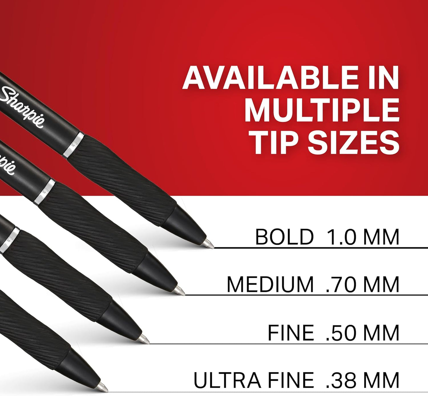 SHARPIE S-Gel Gel Pens, Medium Point 0.7mm, Assorted Colors | For Writing Drawing Coloring | For Journaling | 12 Count, Pack of 12