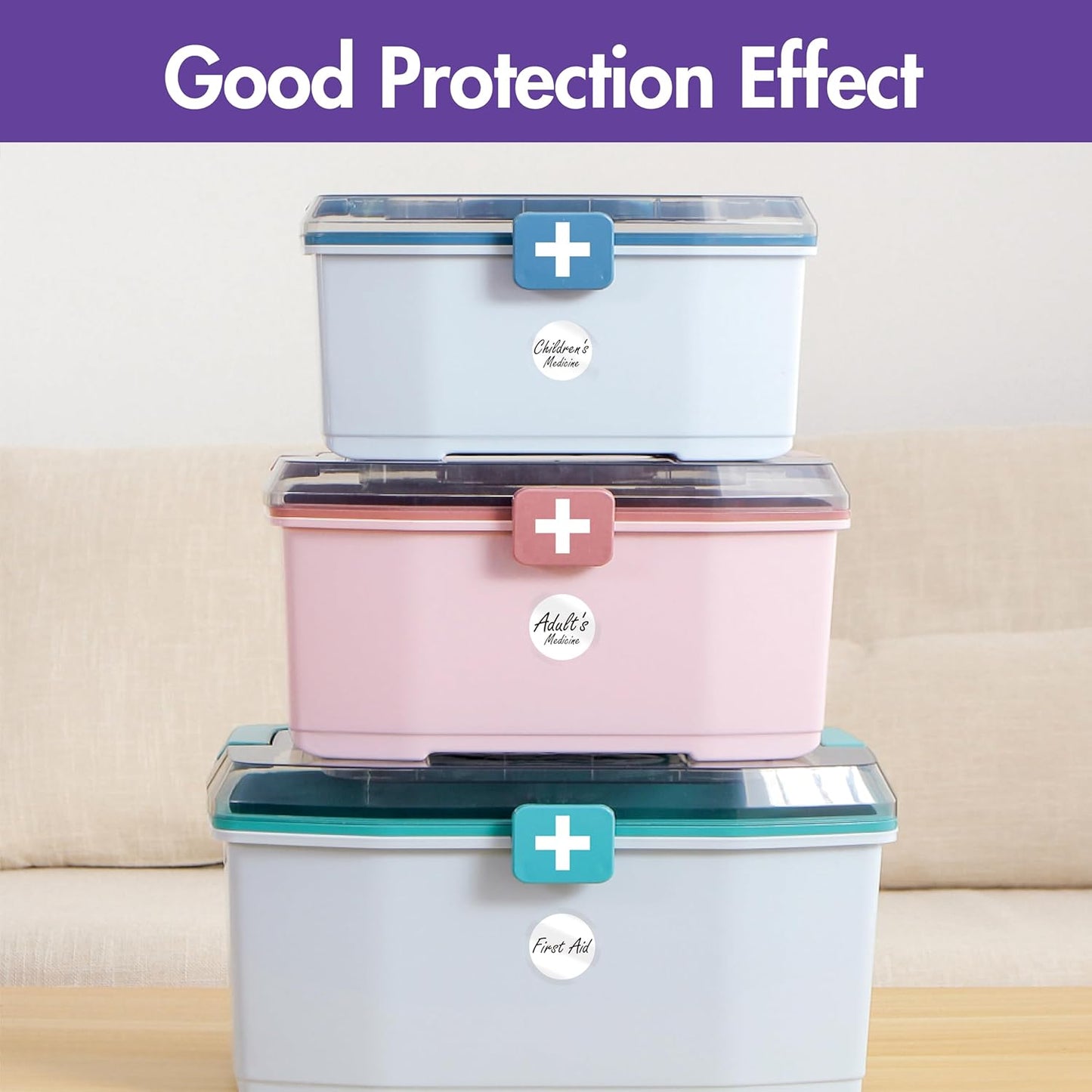 1000 PCS Round Clear Seal Stickers, Transparent Envelope Mail Wafer Seal Self Adhesive Package Circle Label Dots with Perforation Line for Envelopes, Boxes and Gift Packaging (1.5" in Diameter)