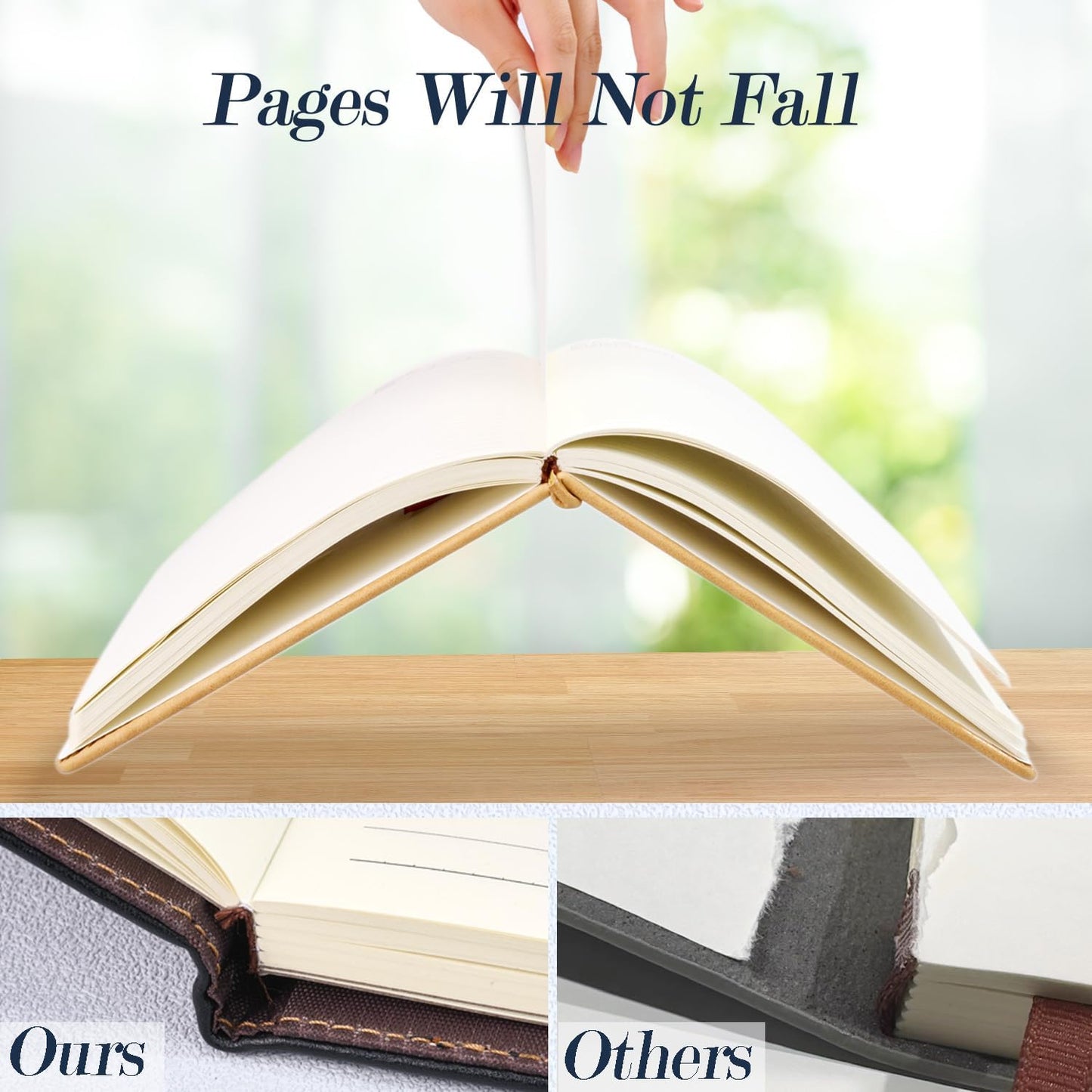 Fanery Sue Tree of Life Refillable Writing Journal for Women&Men Faux Leather Hardcover Notebook A5 College Ruled 200 Lined Pages Lay-Flat Personal Diary with Pen&Magnetic Buckle （Hot Pink