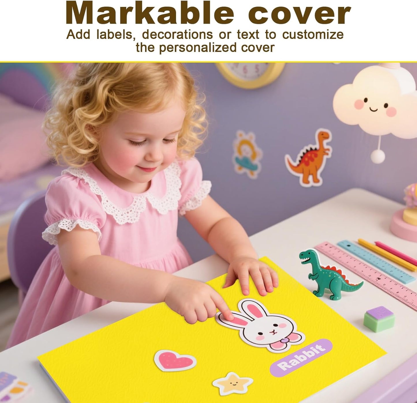 Folders with Pockets, LAYZZ 30 Pack Paper Pocket Folders, 2 Pocket Folders Fits Letter Size Paper, for School Office and Home (Yellow)