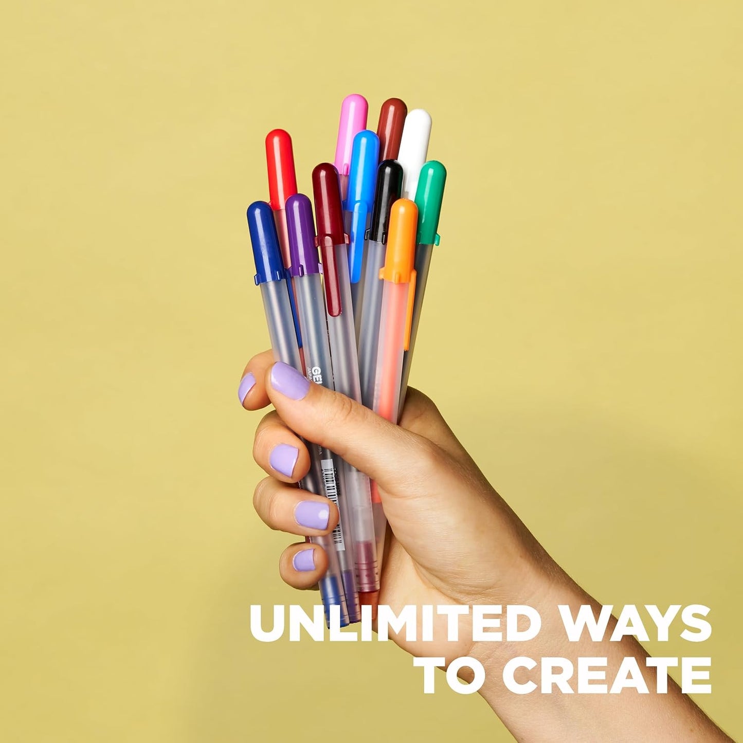 SAKURA Gelly Roll Gel Pens - Fine Tip Ink Pens for Journaling, Art, or Drawing - Classic White Ink - All are Tip Size Fine 05-6 Pack