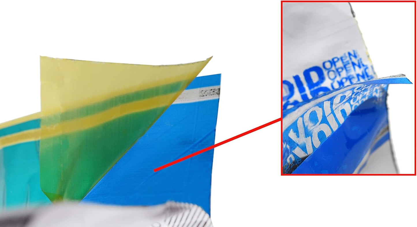 Deposit Bags with Pocket - Pack of 100 - Premium, Level 4 Security Tamper Evident, White Security Bags - Self Sealing, Opaque 2.5 Mil Plastic - 9" x 12" - hBARSCI