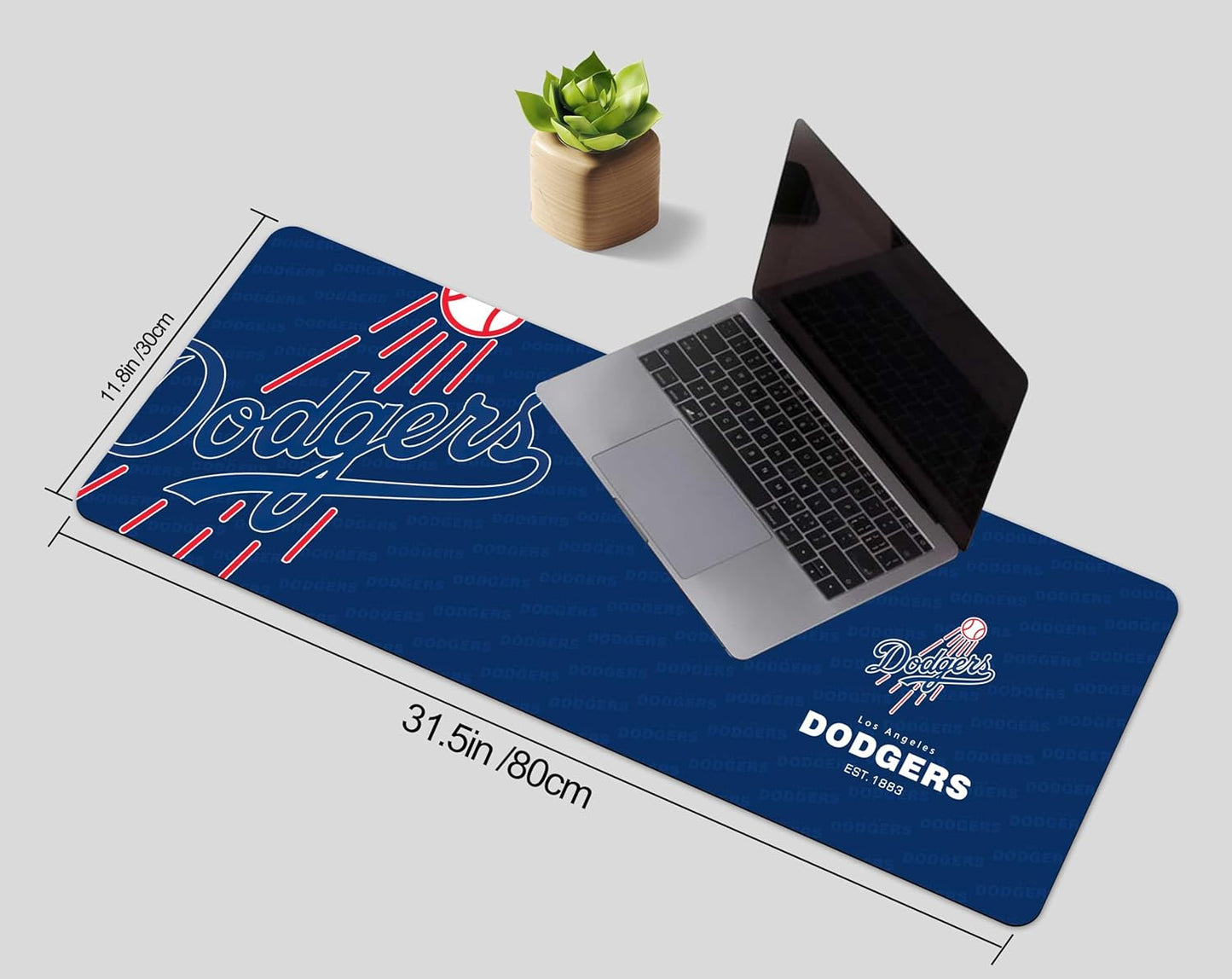 Extended Big Mouse Pad Large,XL Gaming Mouse Pad Desk Pad,31.5x11.8inch Long Computer Keyboard Mouse Mat Mousepad with 3mm Non-Slip Base and Stitched Edge for Home Office Work