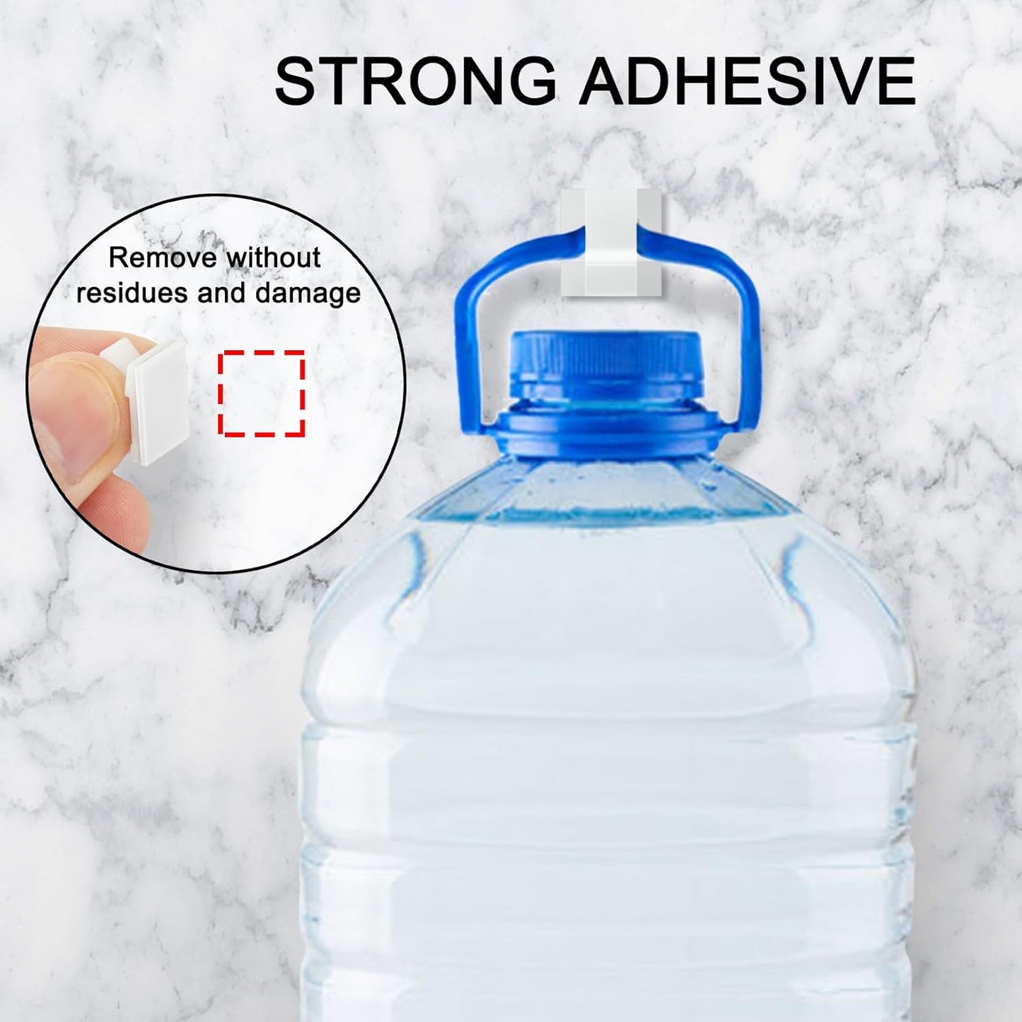 130 Pcs Cable Clips, Adhesive Cable Organizer Cord Holder Wire Clip Wire Management Self Adhesive Hooks Wire Holder for Office, Home(White, 130PCS-Large)