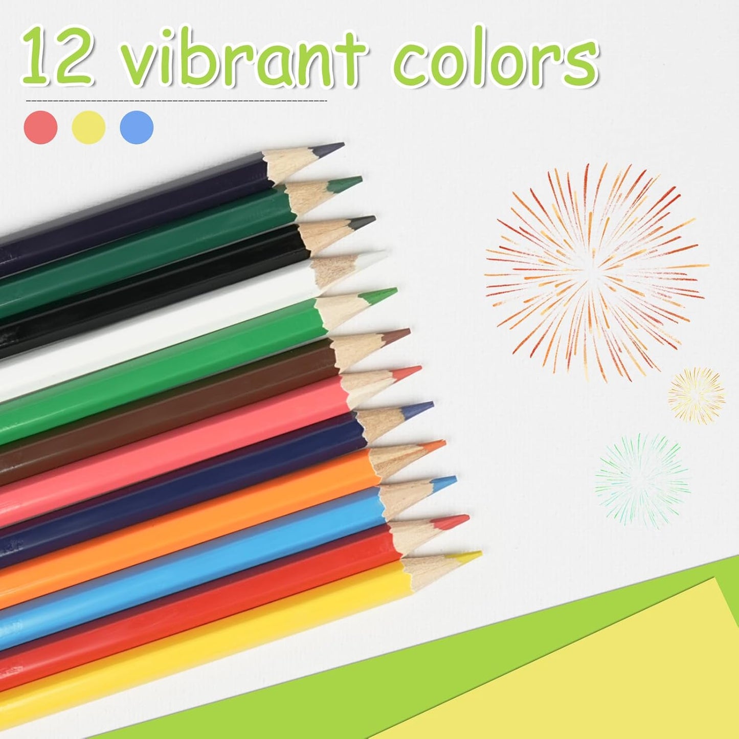S & E TEACHER'S EDITION Colored Pencils Bulk 12 Assorted Colors Coloring Pencils Set for Kids Adults Drawing for Sketch, Back to school, Woodcase Lead Pencils Arts 240 Count