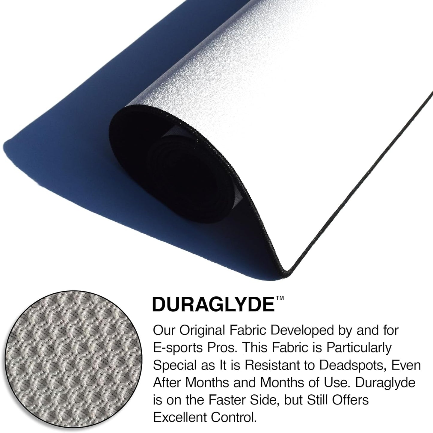 MPCO. Dark Fantasy Large Gaming Desk Pad - 36" x 17" Duraglyde Fabric The Frost King’s Castle Desk Mats - Non-slip, Washable, Smooth Glide for Precision Gaming & Work