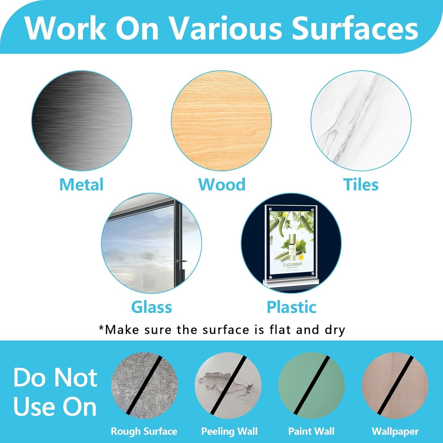 100PCS Adhesive Cable Clips, Wire Holder Organizer Cord Management, Cable Staples Outdoor Strong Cord Clips for Wall, Desk, Christmas Lights, String Lights, TV PC Ethernet Cable, Black Small