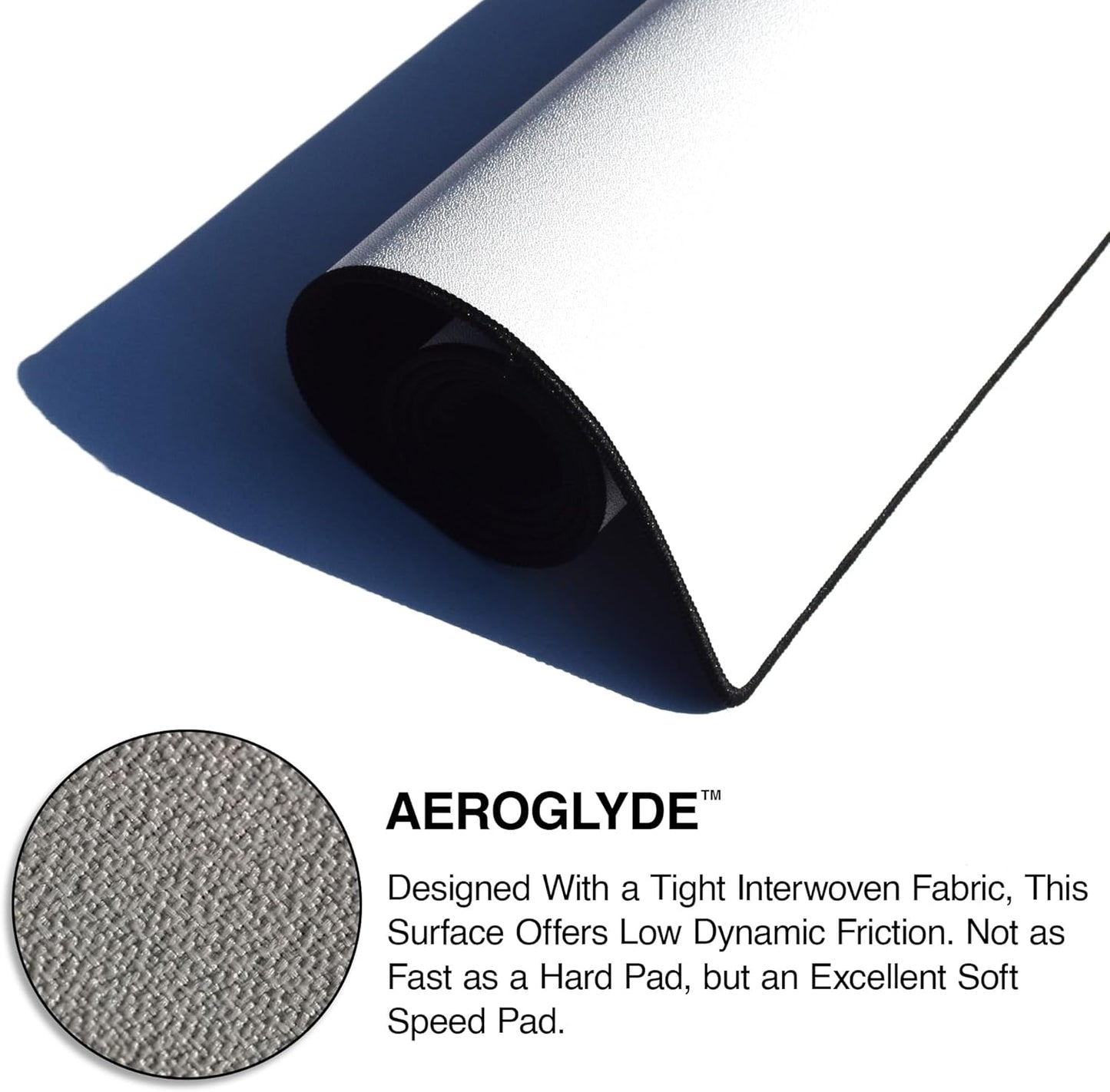 MPCO. Dark Fantasy Large Gaming Desk Pad - 36" x 17" Aeroglyde Fabric The Scarlet Passage Desk Mats - Non-slip, Washable, Smooth Glide for Precision Gaming & Work