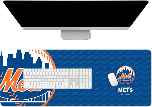 Waterproof Mouse Pad - Extended Contour Mouse Mat for Home and Office, Large Gaming Mousepad Laptop Keyboard Mat with Non-Slip Rubber Base, Stitched Edges