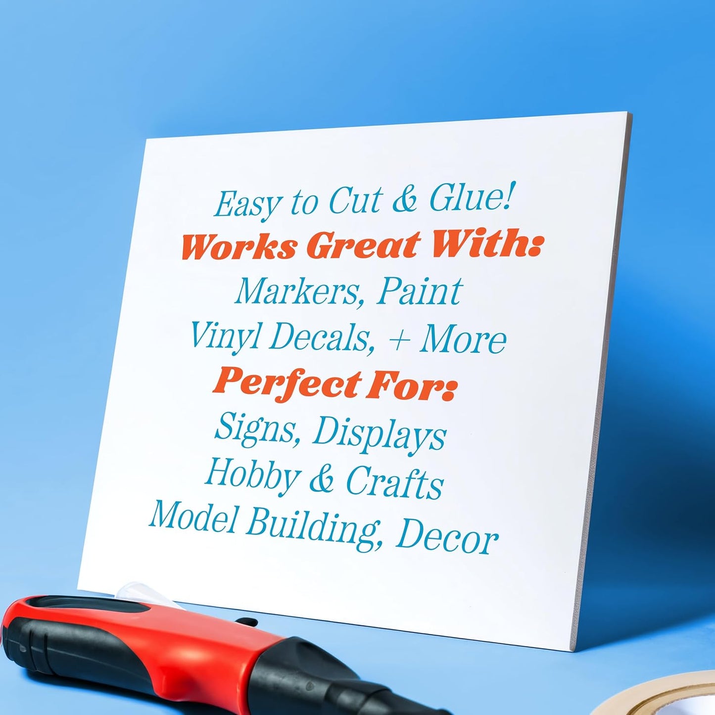 Flipside Products 20" x 30" White Foam Board, Arts and Crafts, 3/16" Thick, Presentations, Signboards, Backing Board, Display, Pack of 10