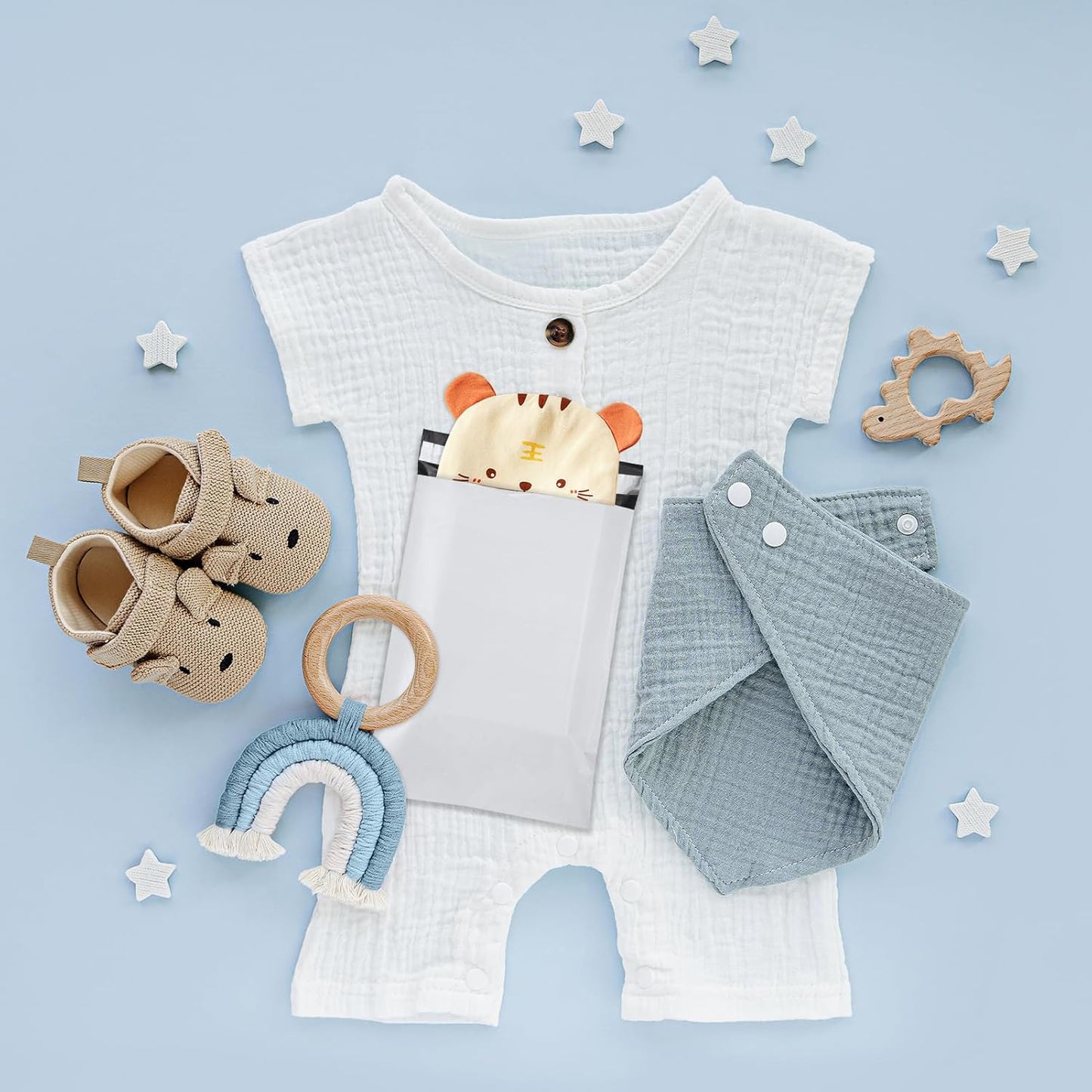 Fuxury Poly Mailers 9x12 Inch 1200 Pcs, Bulk Shipping Bags for Clothing, Strong Adhesive Shipping Envelopes for Small Business Suppliers,Waterproof Mailers Poly Bags Mailing Envelopes White