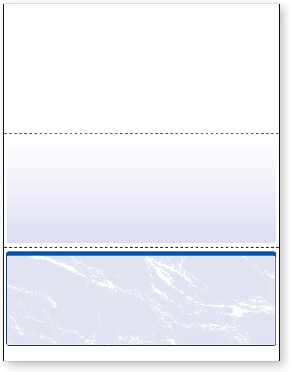 DocuGard Standard Security Check, 11 Features, 8.5 X 11, Blue Marble Bottom, 500/ream