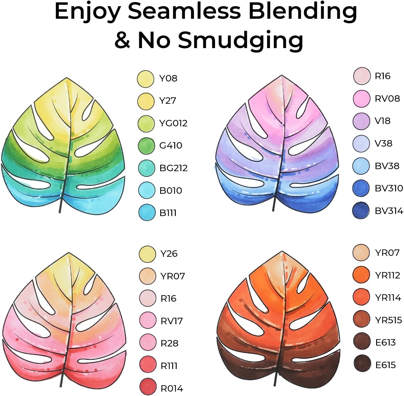 Ohuhu Alcohol Markers 320 Colors - Chisel & Fine Double Tipped Art Markers for Artists Adults Coloring Drawing Sketching Illustration - Alcohol-based Refillable Ink