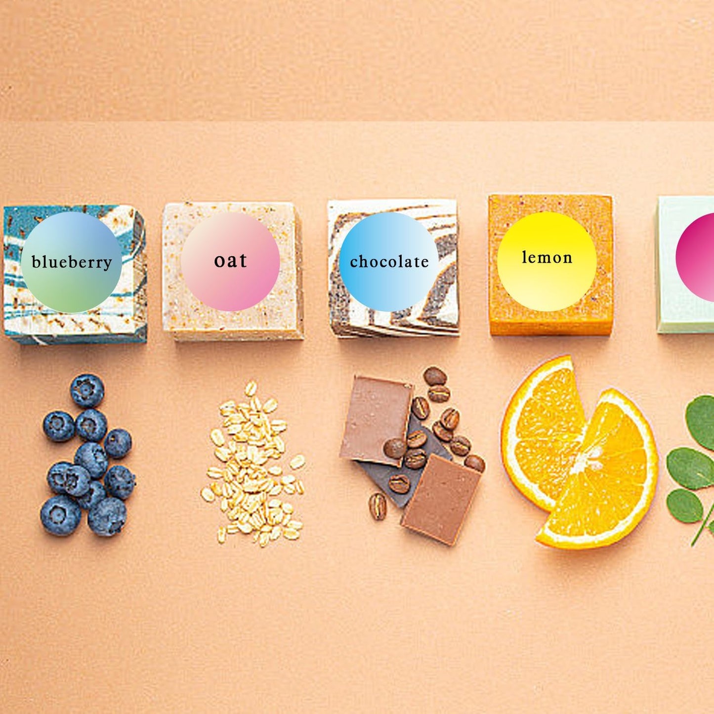 1.5 Inch Rainbow Round Thermal Sticker Labels, Self-Adhesive Circle Direct Thermal Labels, Multi-Purpose Roll Sticker Labels for DIY Logo Design with Perforation Line（ 500 Labels，1 Roll）