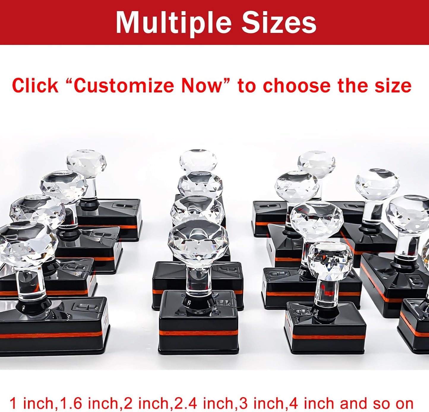 Custom Stamp Self Inking Logo Stamp Personalized with Clear, Consistent Impressions Multiple Sizes