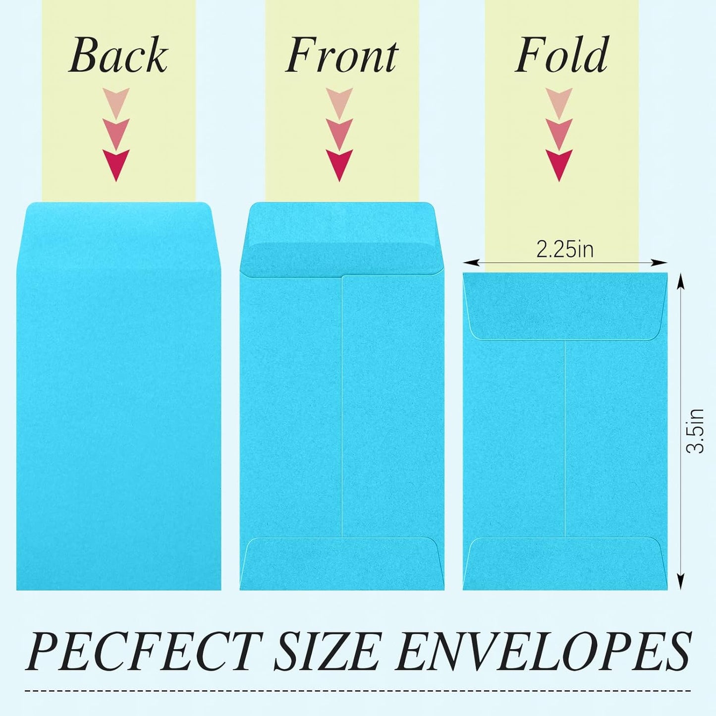 1000 Pcs 2.25 x 3.5 Inch Coin Envelopes Bulk Seed Packets Envelopes Small Self Adhesive for Money Cash Key Storage Home Office Supplies(Multicolor)