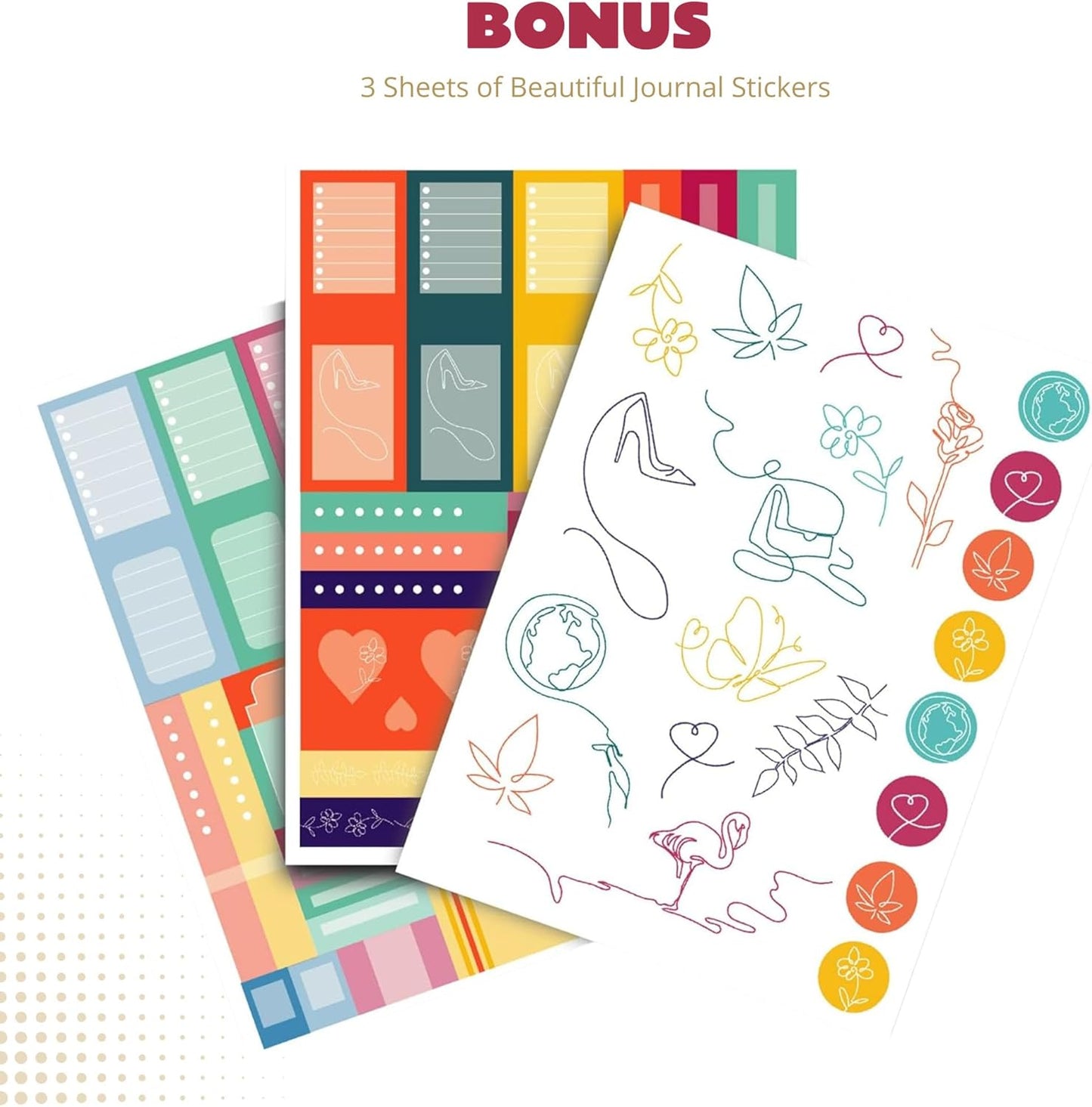 Dotted Journal – 140gsm Bleed Proof Thick White Paper – 200 Numbered Dot Grid Pages – 5.8 x 8.3 inch Bullet Dotted Notebook