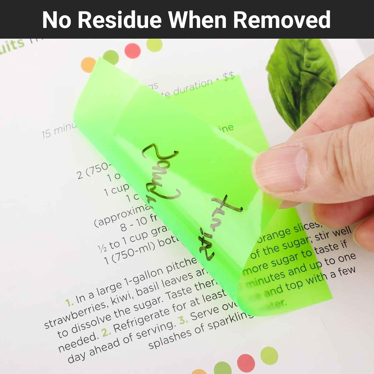 EUSOAR Transparent Sticky Notes, 300 Sheets 3x3 Inch Neon 6 Colors Planner Reminders Bible Sticky Notes Clear, Translucent Book Annotation Page Flags Stickers Nursing Note Pads for Home Work