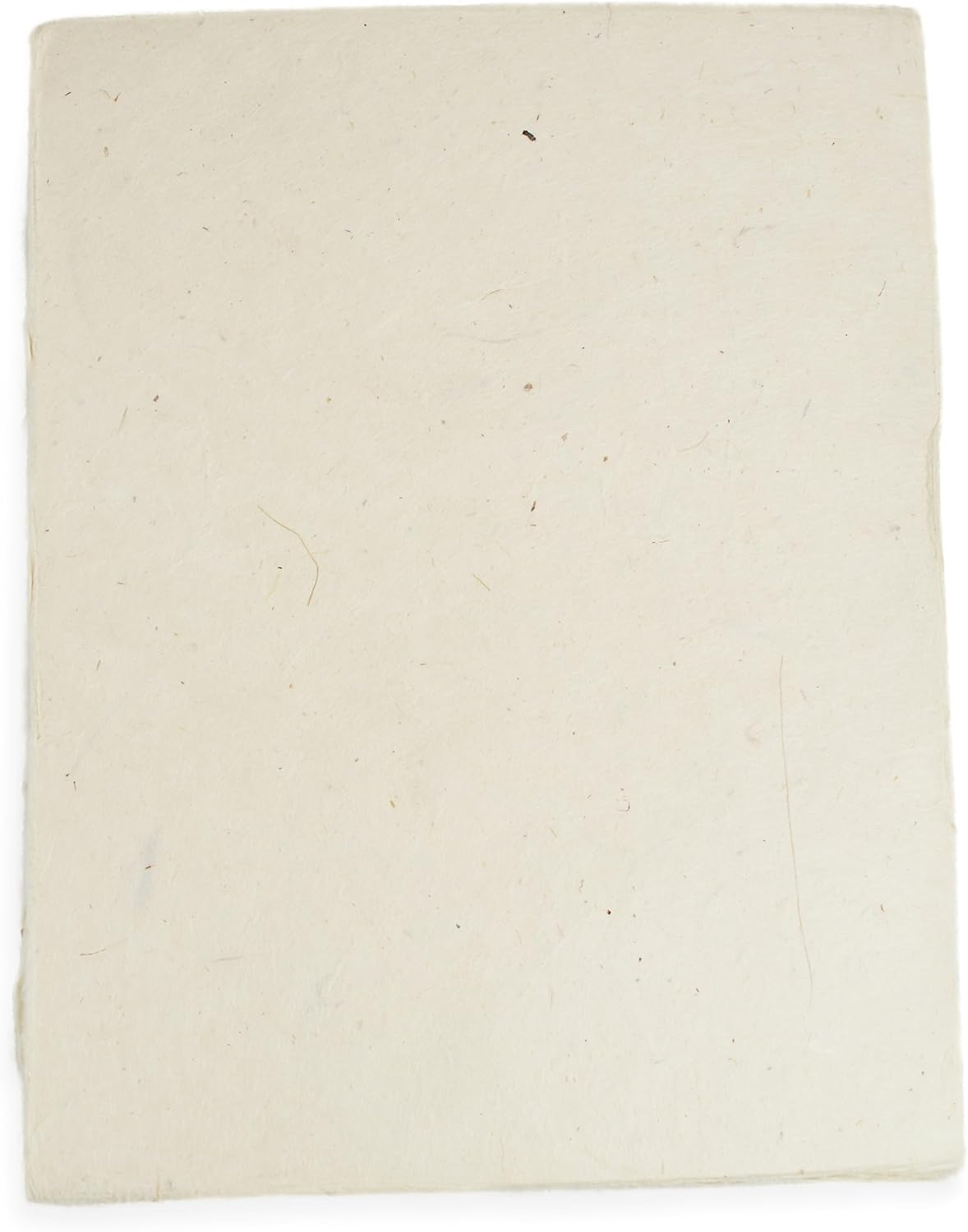 Handmade Lokta Laser and Inkjet Printer Paper with Deckle Edge 8.5x11 Inch Vintage Decorative Specialty Printing Paper (25 Sheets, Natural)