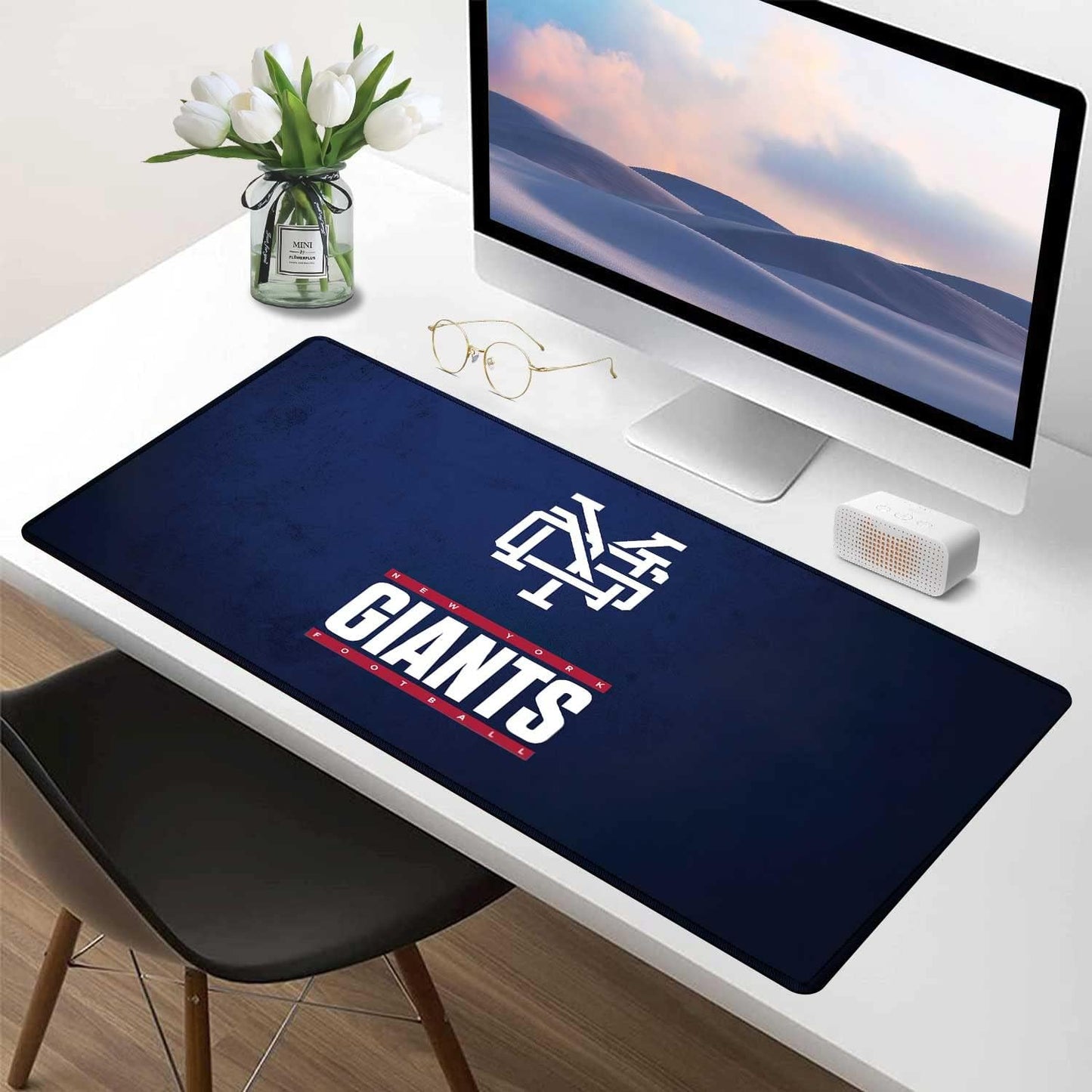 Large Mouse Pad Desk Mat for Home Office, Gaming Mousepad Extended Desk pad - Computer Keyboard Mouse Mat with Non-Slip Base and Stitched Edge Office Desk Organizers and Accessories