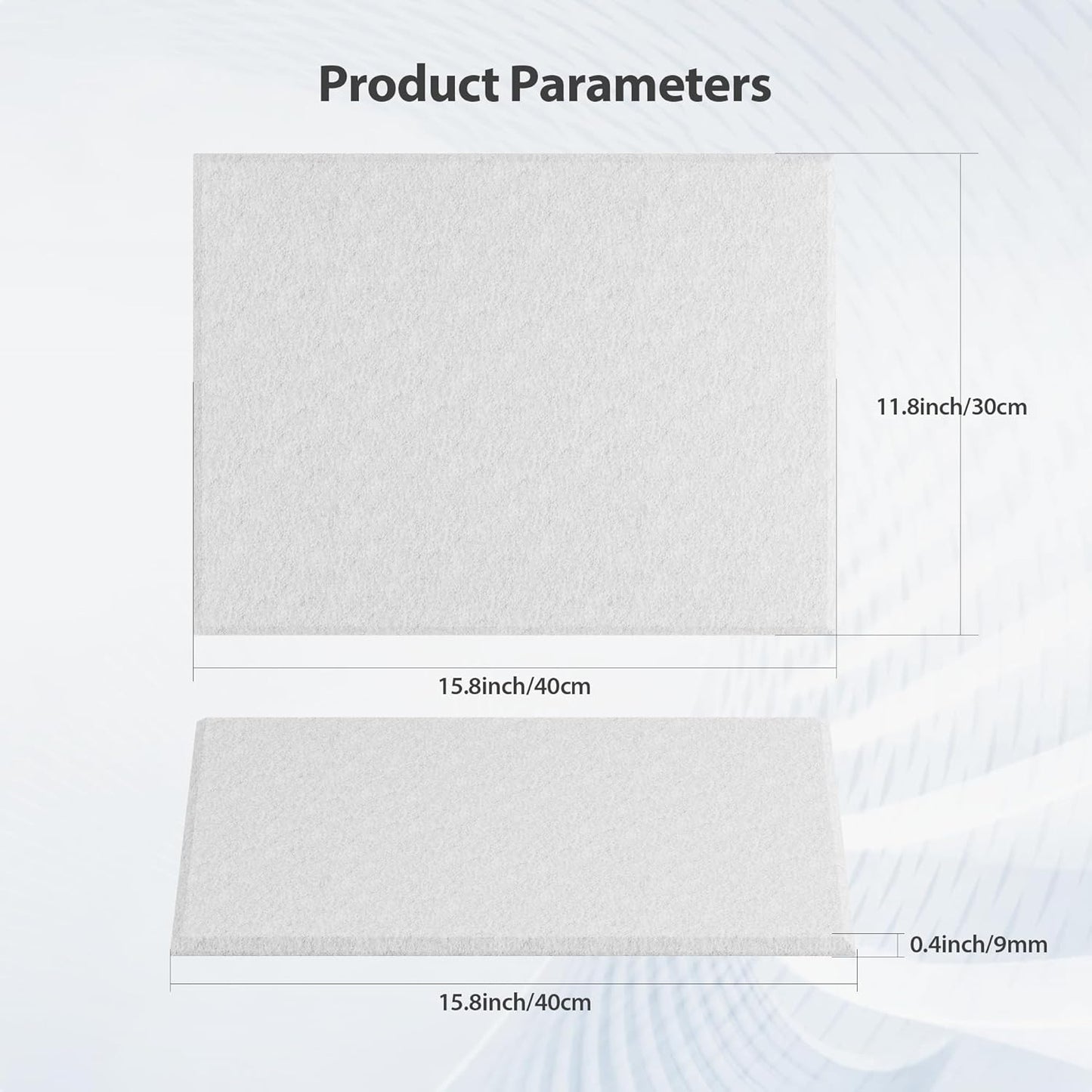 12 Pack Acoustic Panels Self Adhesive Sound Proof Foam, High Density Sound Acoustic Panel, 16X12X0.4 Inch 4:3 Rectangle Panels in Home, Office, Reccording Room, Studio, more(Snow White)