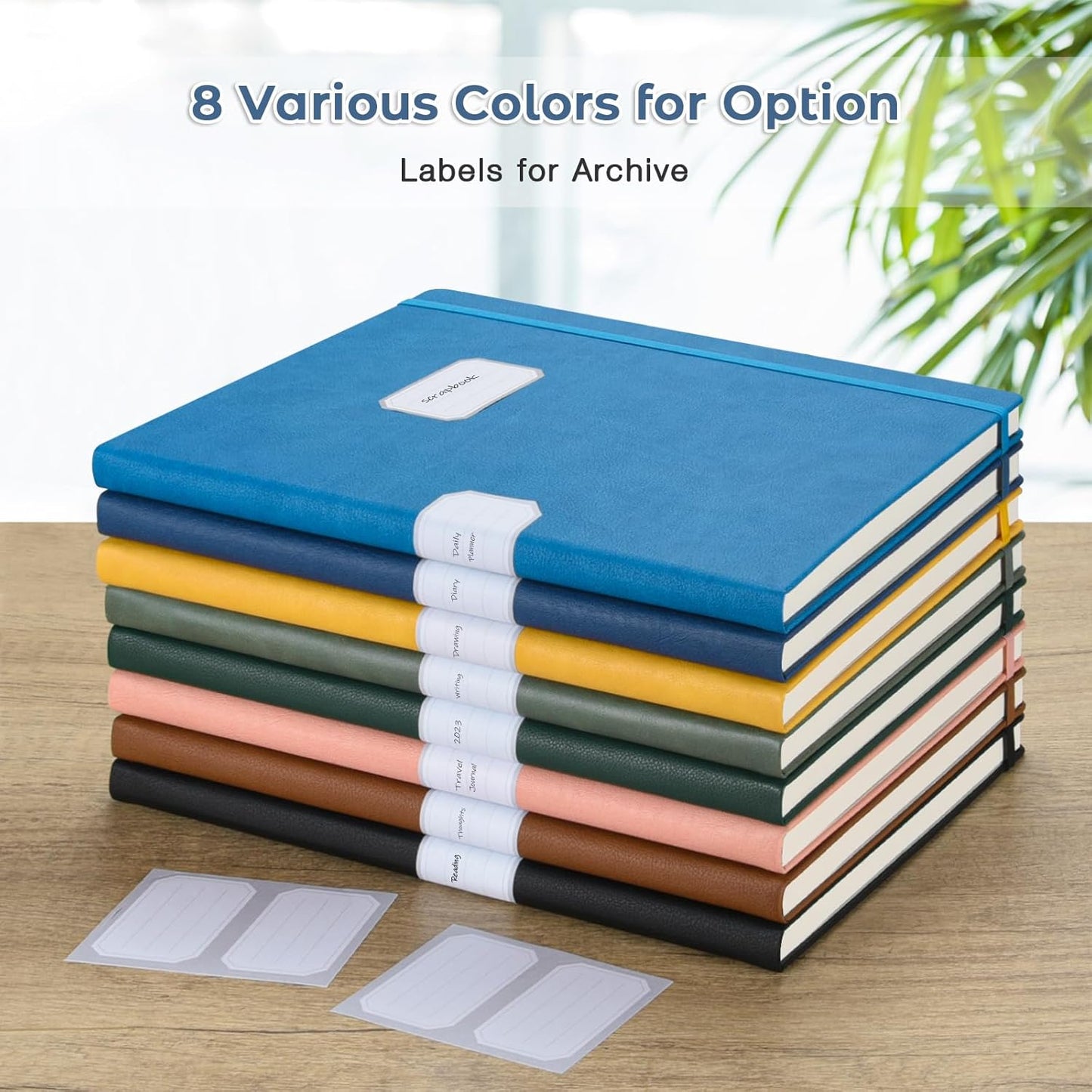 Graph Paper Notebook, Hardcover Notebook 8.5 x 11, Grid Notebook Journal for Women, Men, Large Leather Journals for Writing, Thick Paper, A4 Notebooks for Work, School Supplies, Engineering Purple