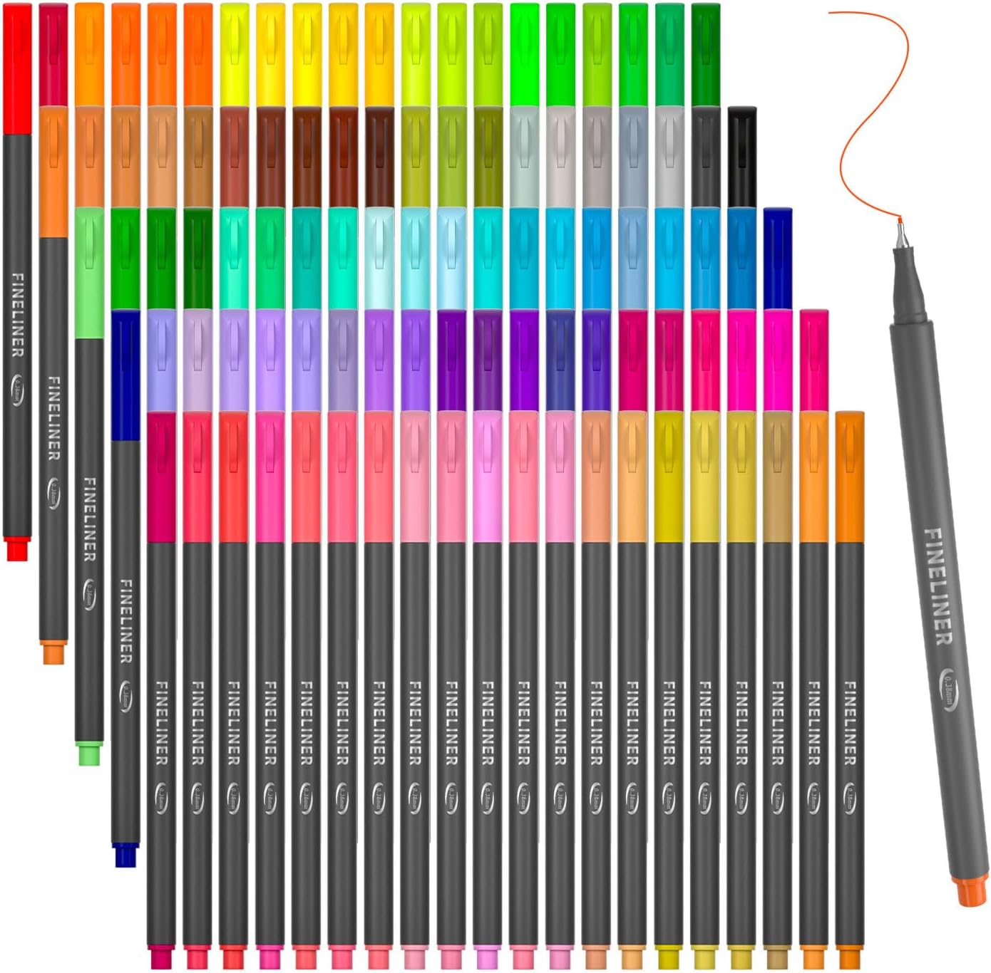 108 Pack Planner Colored Pens, 100 Assorted Colors Drawing Pens with 8 Different Stencils, Perfect for Dotted Journal Planner Writing Note Calendar Coloring Office School Supplies