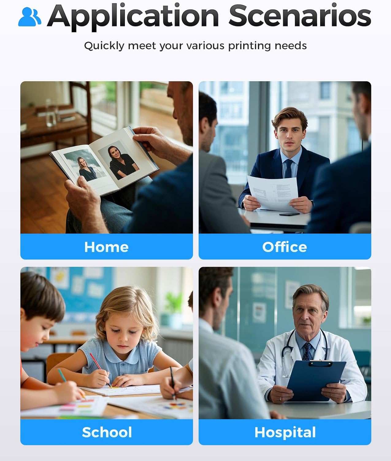 124A Toner Cartridge Set 4-Pack High Yield Replacement for HP 124A Q6000A Q6001A Q6002A Q6003A Compatible with HP Color LaserJet MFP CM1015 CM1017 1600 2600n 2605 2605dn 2605dtn Printer Ink Black Copy