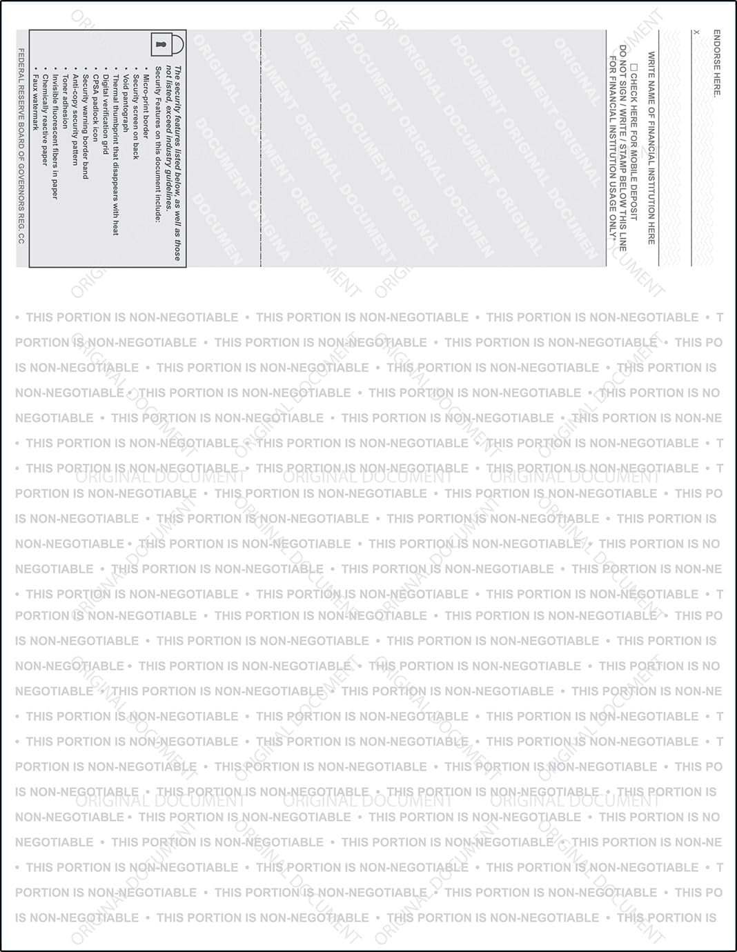 Green High Security Checks on Top Compatible w/QB accounting software - Custom Computer Checks on Top (5000)