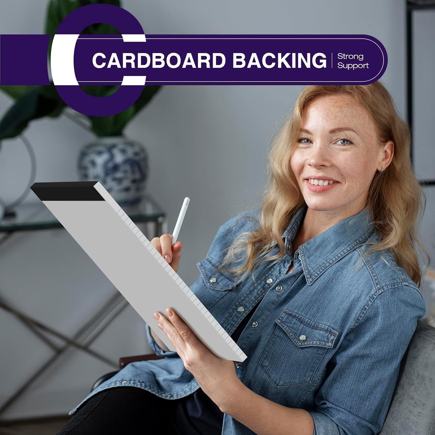 12 Pack Legal Pads 8.5 x 11 College Ruled 600 Sheets Note Pads 8.5 x 11 Inch Notepads Perforated Writing Pads 8.5 x 11 Pads of Paper Lined White Paper, 50 Sheets per Notepad for Home, Office, School