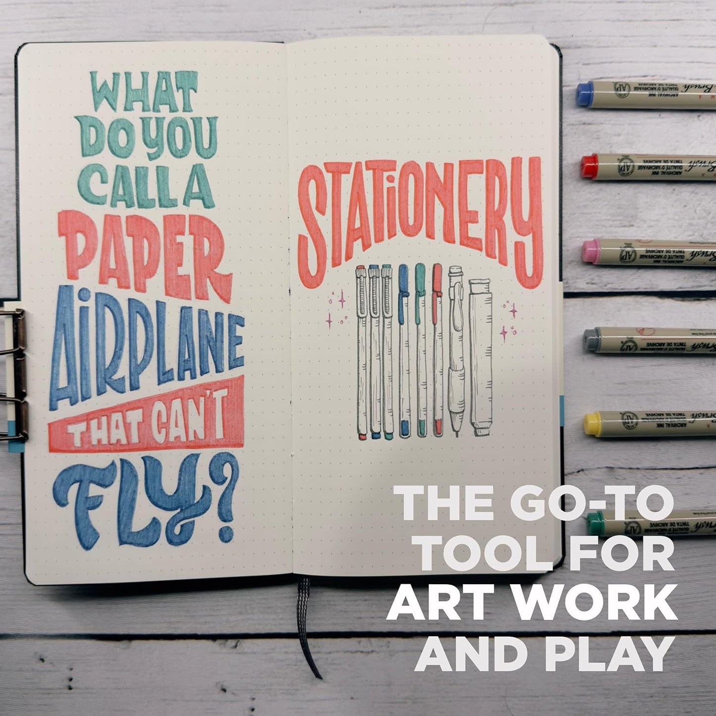 SAKURA Pigma Sketch Brush - Archival Ink Sketching Pens - Art Pens for Calligraphy, Hand Lettering & Writing - Assorted Archival Colors - 8 Pack