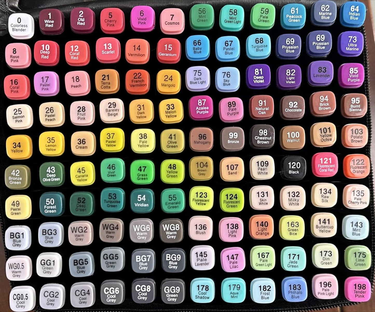 120-Color Dual-Tip Alcohol Markers Set - Alcohol-Based Art Markers for Coloring, Drawing & Sketching -Gift for Kids, Teens, Artists