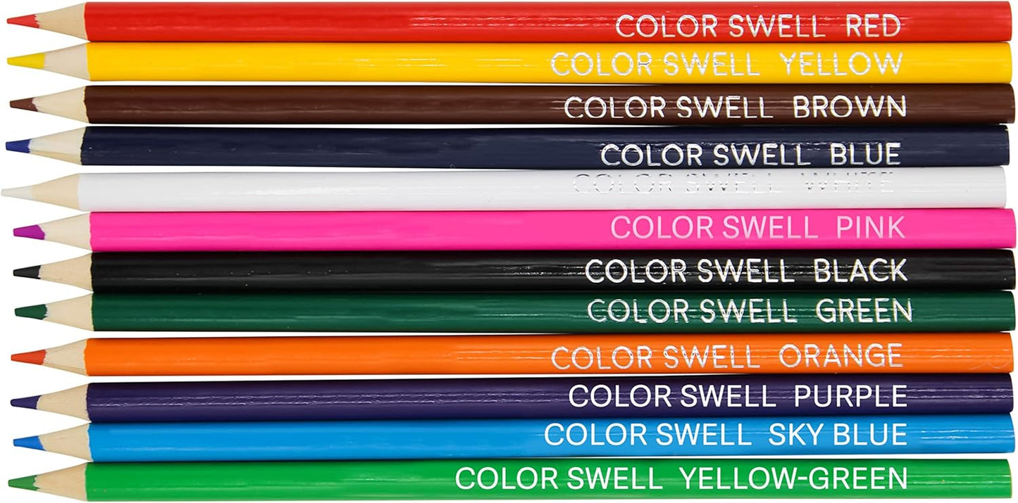 Color Swell Bulk Colored Pencils – 30 Sets, 360 Pre-Sharpened Assorted Vibrant Colors – Ideal for Kids, Teachers, and Classroom Supplies