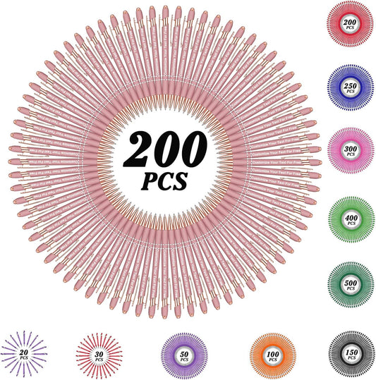 Max 500 Pcs Personalized Pens Bulk, Custom Pens with Free Engraving, Customized Stylus Tip Ballpoint Pen with Your Name Massage Text for School Office Business Graduation Anniversaries-200 Packs