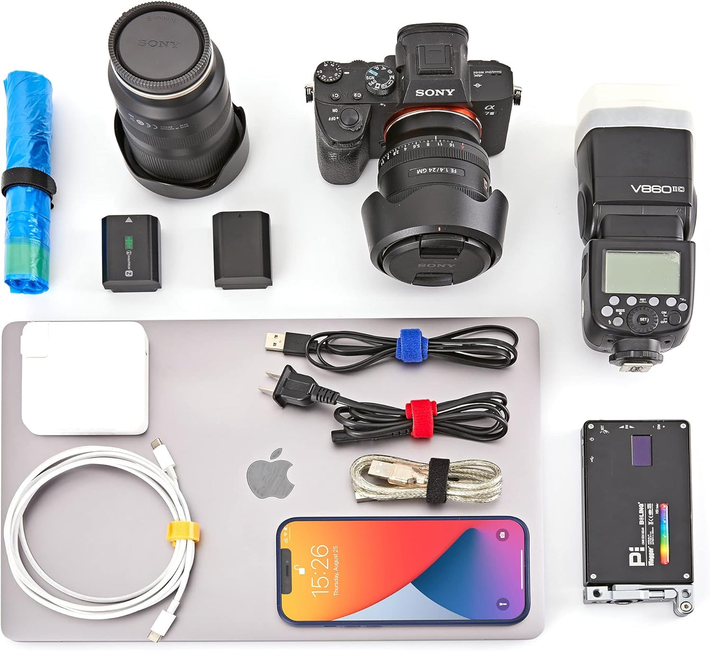 100 Pcs 10-Inch Heavy-Duty Self-Fastening Cable Ties - Durable, Reusable Straps for Wire Organization, Ideal for Home, Office, Garage, and Outdoor Use