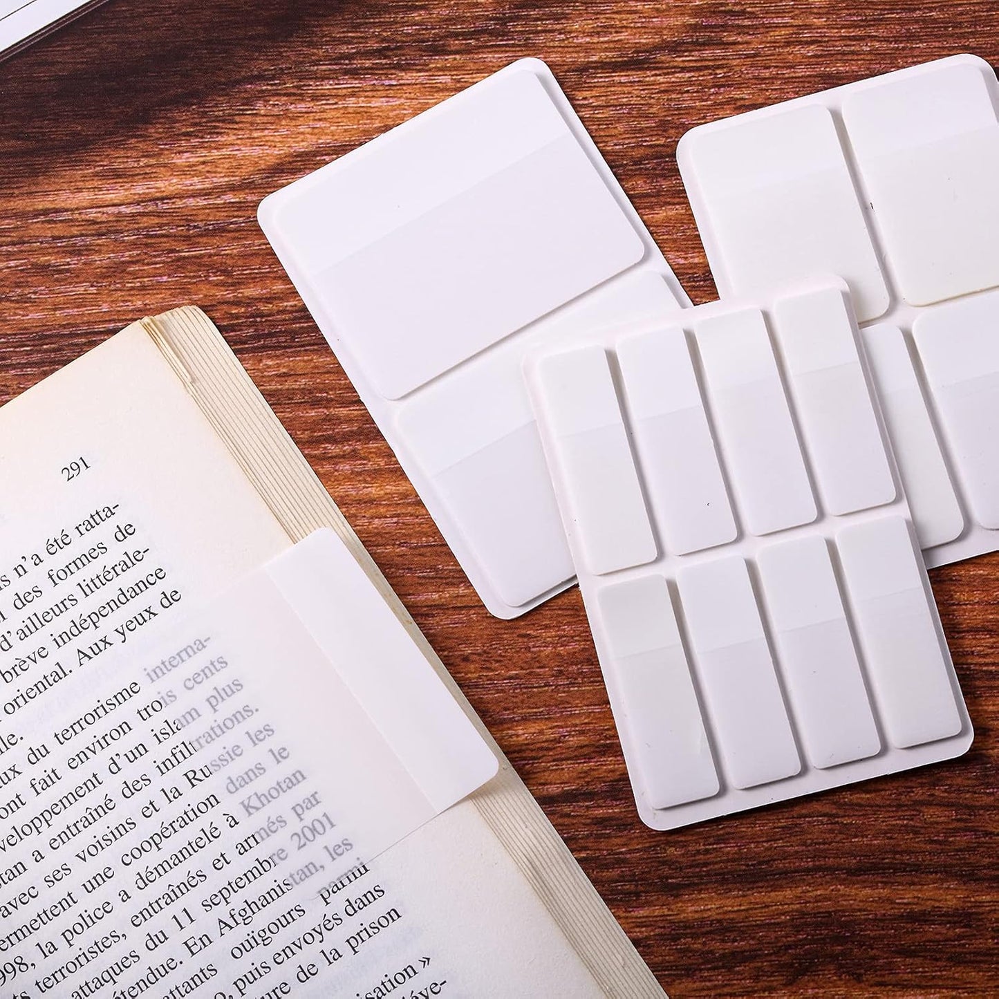 1360 Pcs Sticky Index Tabs, 2 Inch 1 Inch 0.5 Inch Index Tabs Page Markers Writable File Flags for Notebooks, Binders, File Folders, Books(Blank Style)