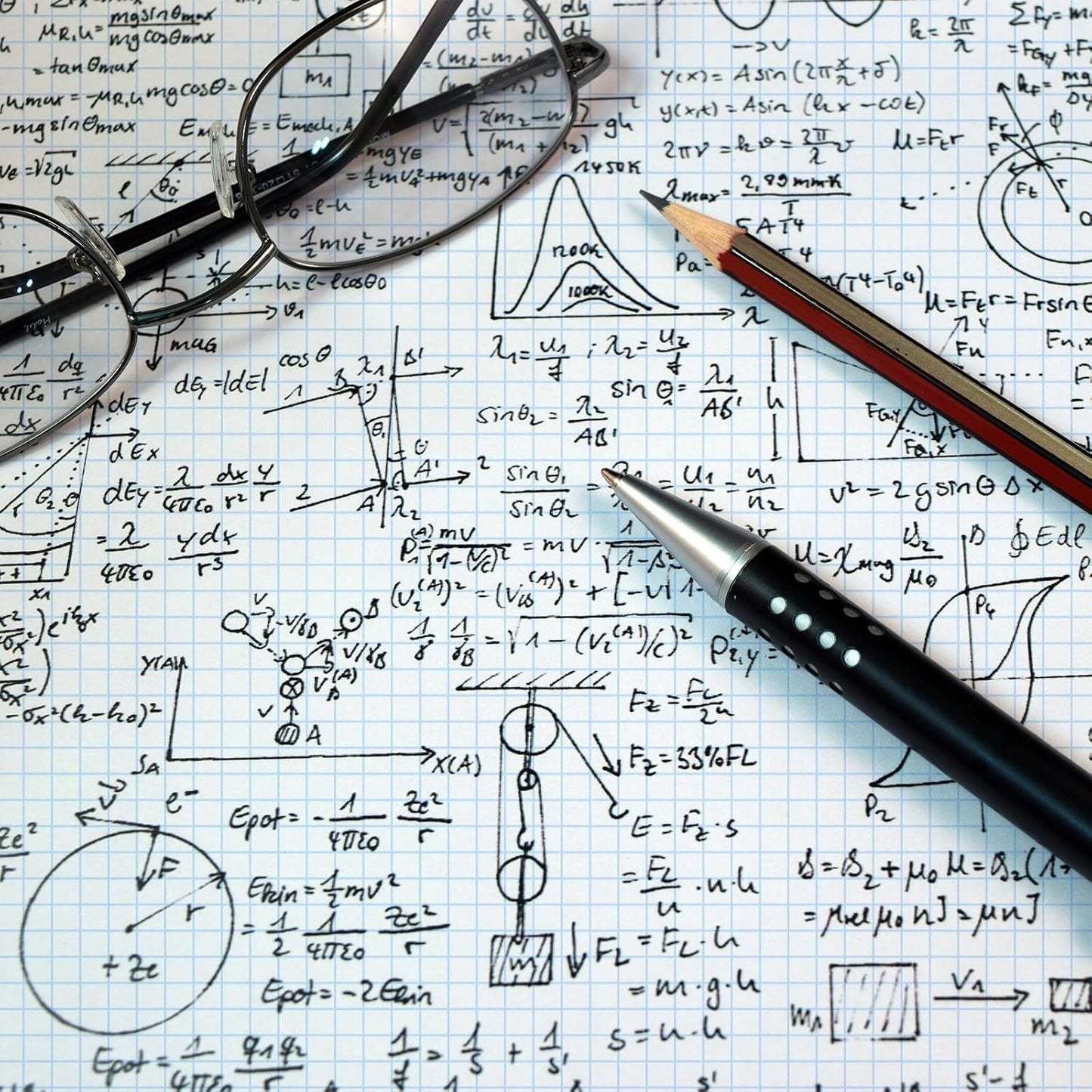 gisgfim Large Engineering Graph Paper 22x17 in Sturdy Graph Desk Pad 1/4 in Quad Grid Blueprint Paper Giant Drafting Pad Sketching Graph Paper for Engineer Architect Designer Mathematician Draftsman