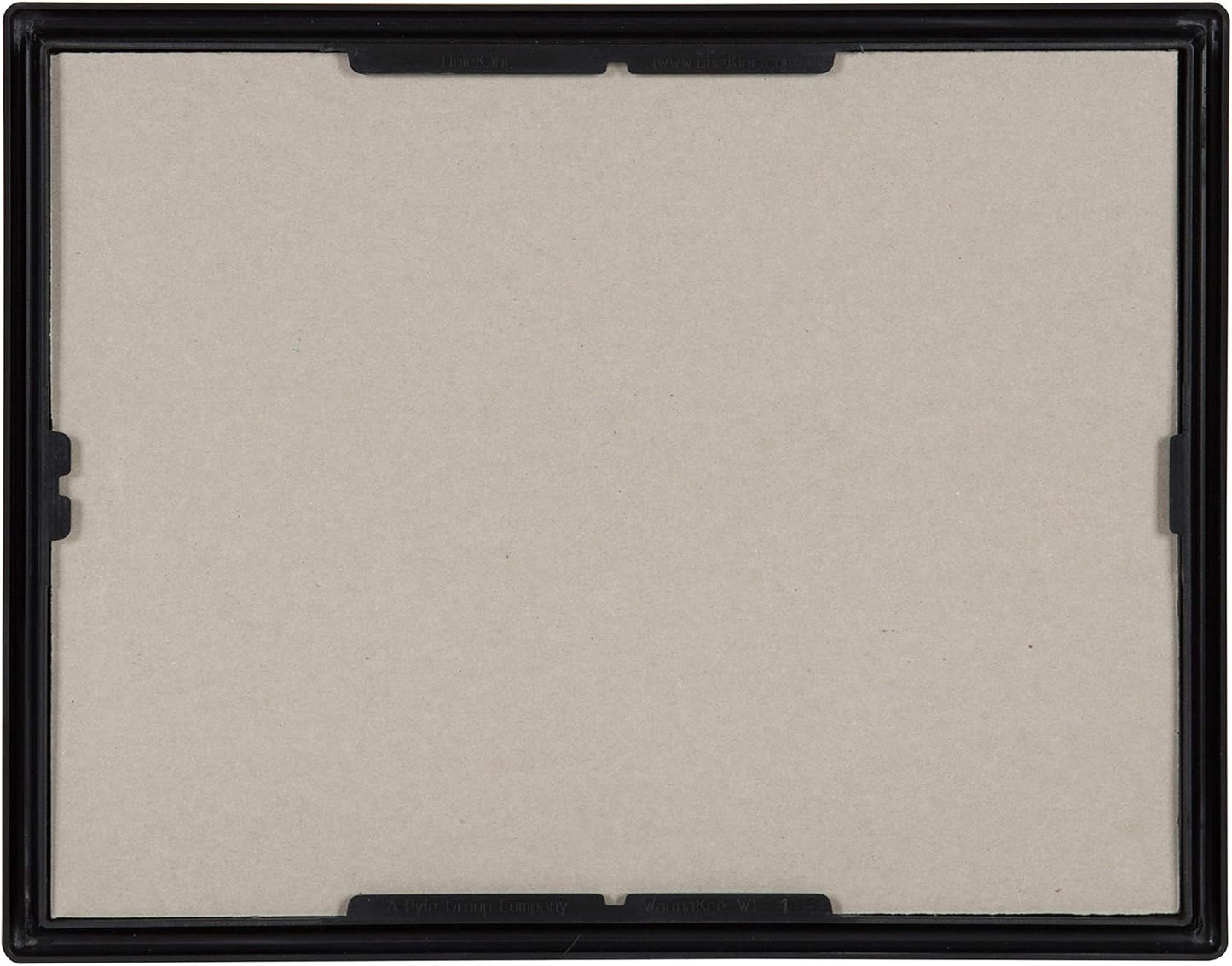 DesignOvation Corporate Document Frame Made to Display Standard Certificates, Black 8.5x11, Set of 12 Ready to Use Horizontally or Vertically