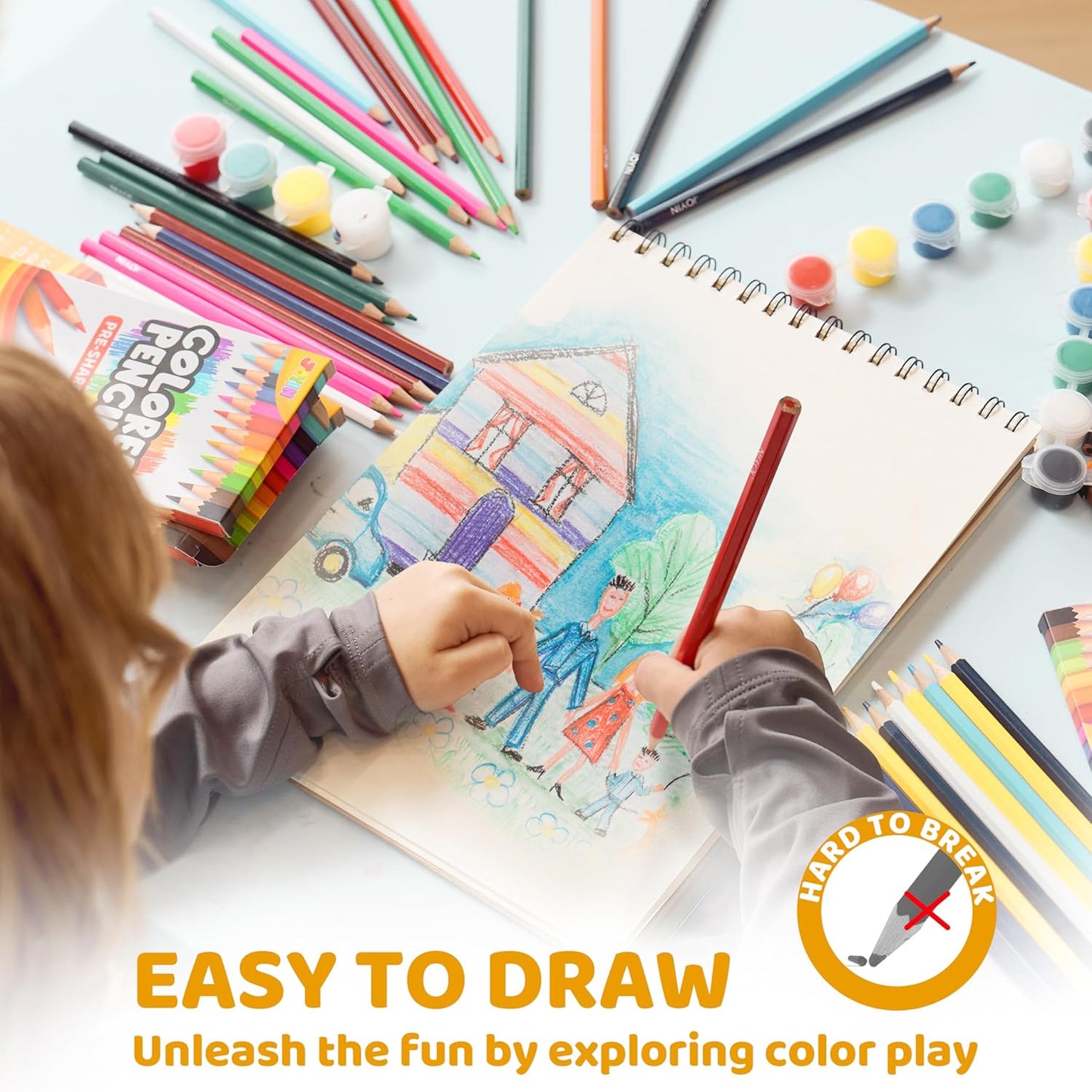 JOYIN 432 Count Colored Pencils Bulk, Colored Pencils for Kids 3+, 12 Colors, 36 Packs, Pre-sharpened Coloring Art Supplies, School Supplies